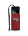 Kup Caz de gât din piele LURESKO HECTOR XXL / caz de curea / toc vertical cu buclă 167x78x10mm (roșu neted cu fir roșu) - LUR126 - {ean13} - Sklep Home Screen