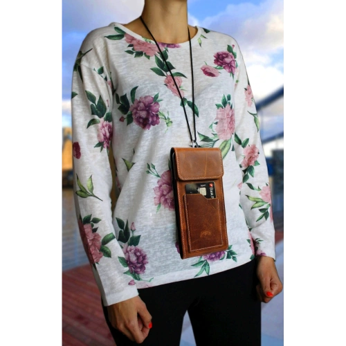 Kup LURESKO HECTOR XXL R XXL Lederhals- / Gürteltasche / Loop Holster vertikal 167x78x10mm (helles Vintage-Braun mit weißen Nähten) - LUR125 - {ean13} - Sklep Home Screen