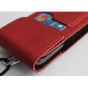 Kup LURESKO HECTOR XXL Lederhals-Case / Gürteltasche / vertikaler Loop-Holster 167x78x10mm (rot glatt mit rotem Faden) - LUR126 - {ean13} - Sklep Home Screen