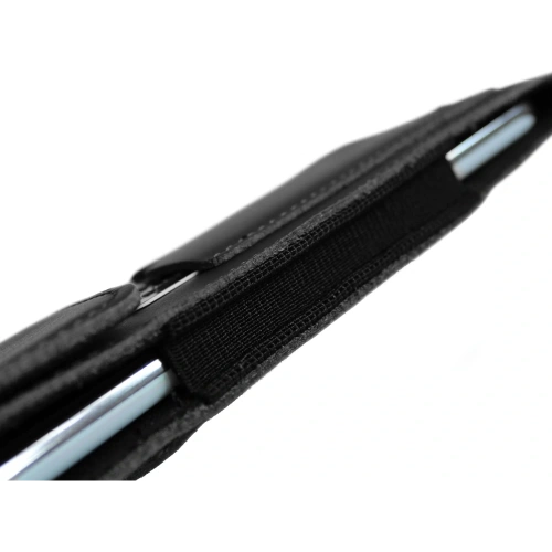 Buy LURESKO HECTOR XXL leather neck case / belt case / loop case / vertical holster 167x78x10mm (black smooth with black thread) - LUR128 - {ean13} - Home Screen Store Europe