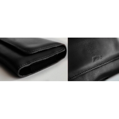 Buy LURESKO ELLA XXL leather protective case for phone - 170x85x12 / for handbag backpack (black) - LUR129 - {ean13} - Home Screen Store Europe