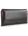 Kup LURESKO ELLA XXL Leder-Schutzhülle für das Telefon - 170x85x12 / für Handtasche Rucksack (schwarz mit rotem Faden) - LUR131 - {ean13} - Sklep Home Screen
