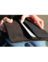 Kup LURESKO ELLA XXL Leder-Schutzhülle für das Telefon - 170x85x12 / für Handtasche Rucksack (schwarz mit rotem Faden) - LUR131 - {ean13} - Sklep Home Screen