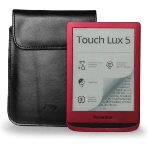 Kup Husa din piele LURESKO CLAYER S pentru ebook 162x113x9mm (magnet) (neagră, netedă cu fir negru) - LUR133 - {ean13} - Sklep Home Screen