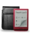Kup LURESKO CLAYER S Ledertasche für eBook 162x113x9mm (Magnet) (schwarz glatt mit schwarzem Faden) - LUR133 - {ean13} - Sklep Home Screen