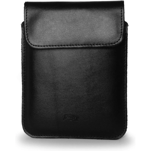 Buy LURESKO CLAYER S leather case for ebook 162x113x9mm (magnet) (black smooth with black thread) - LUR133 - {ean13} - Home Screen Store Europe