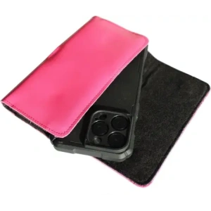 Buy LURESKO ELLA XXL leather protective case for phone - 170x85x12 / for handbag backpack (pink) - LUR132 - {ean13} - Home Screen Store Europe