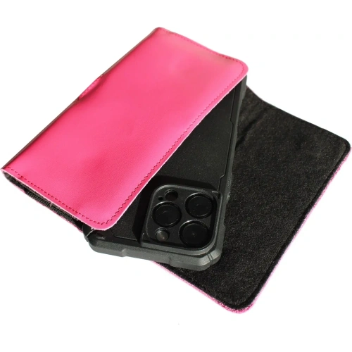 Buy LURESKO ELLA XXL leather protective case for phone - 170x85x12 / for handbag backpack (pink) - LUR132 - {ean13} - Home Screen Store Europe