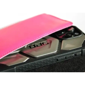 Kup Skórzane etui ochronne LURESKO ELLA XXL na telefon - 170x85x12 / do torebki plecaka (różowy pinky) - LUR132 - {ean13} - Sklep Home Screen