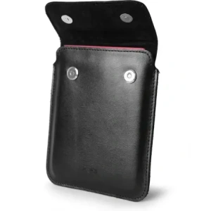 Buy LURESKO CLAYER S leather case for ebook 162x113x9mm (magnet) (black smooth with black thread) - LUR133 - {ean13} - Home Screen Store Europe