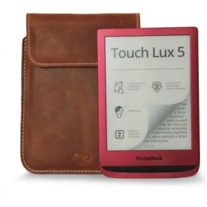 Buy LURESKO CLAYER S leather case for ebook 162x113x9mm (vintage brown) - LUR134 - {ean13} - Home Screen Store Europe