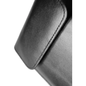 Buy LURESKO CLAYER S leather case for ebook 162x113x9mm (magnet) (black smooth with black thread) - LUR133 - {ean13} - Home Screen Store Europe
