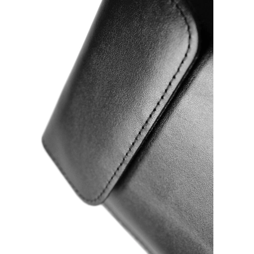 Buy LURESKO CLAYER S leather case for ebook 162x113x9mm (magnet) (black smooth with black thread) - LUR133 - {ean13} - Home Screen Store Europe