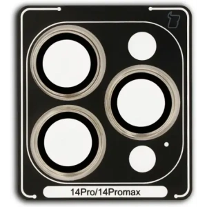 Kup Szkło na aparat z aplikatorem Bizon Glass Snap Lens do Apple iPhone 14 Pro / 14 Pro Max złota ramka - BIZ8735 - {ean13} - Sklep Home Screen