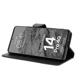 Kup Bizon tok zsebre Xiaomi Redmi Note 14 Pro 4G fekete - BIZ8736 - {ean13} - Sklep Home Screen
