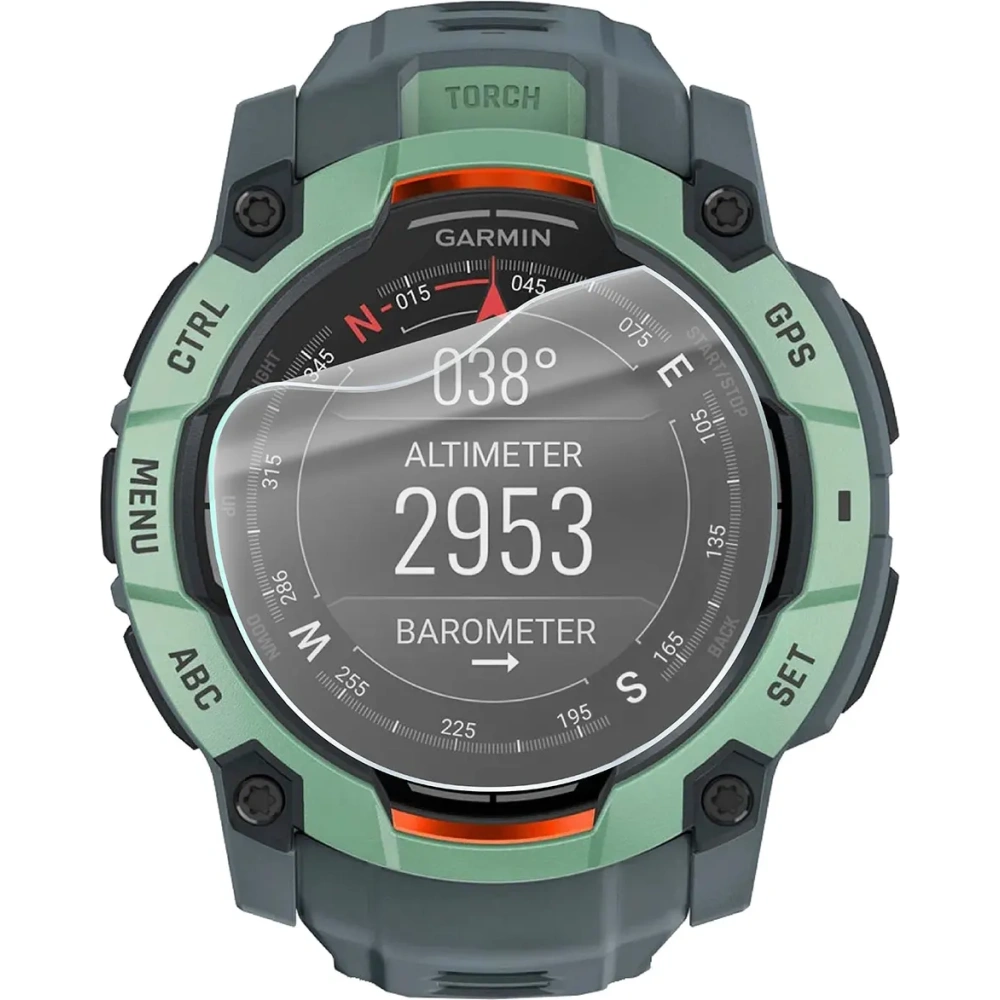 Folia hydrożelowa na ekran Bizon Glass Watch Hydrogel do Garmin Instinct 3 45 mm [2 PACK]