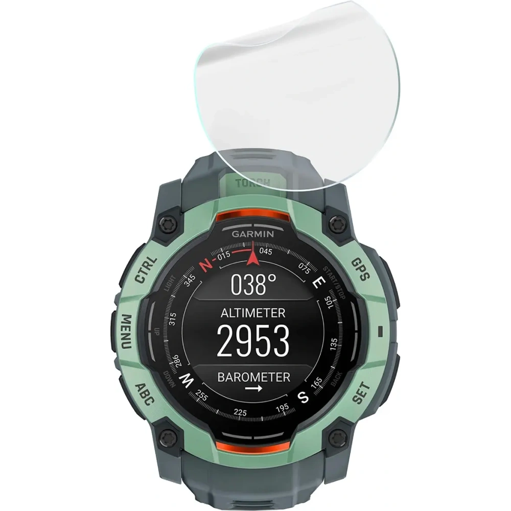Folia hydrożelowa na ekran Bizon Glass Watch Hydrogel do Garmin Instinct 3 45 mm [2 PACK]
