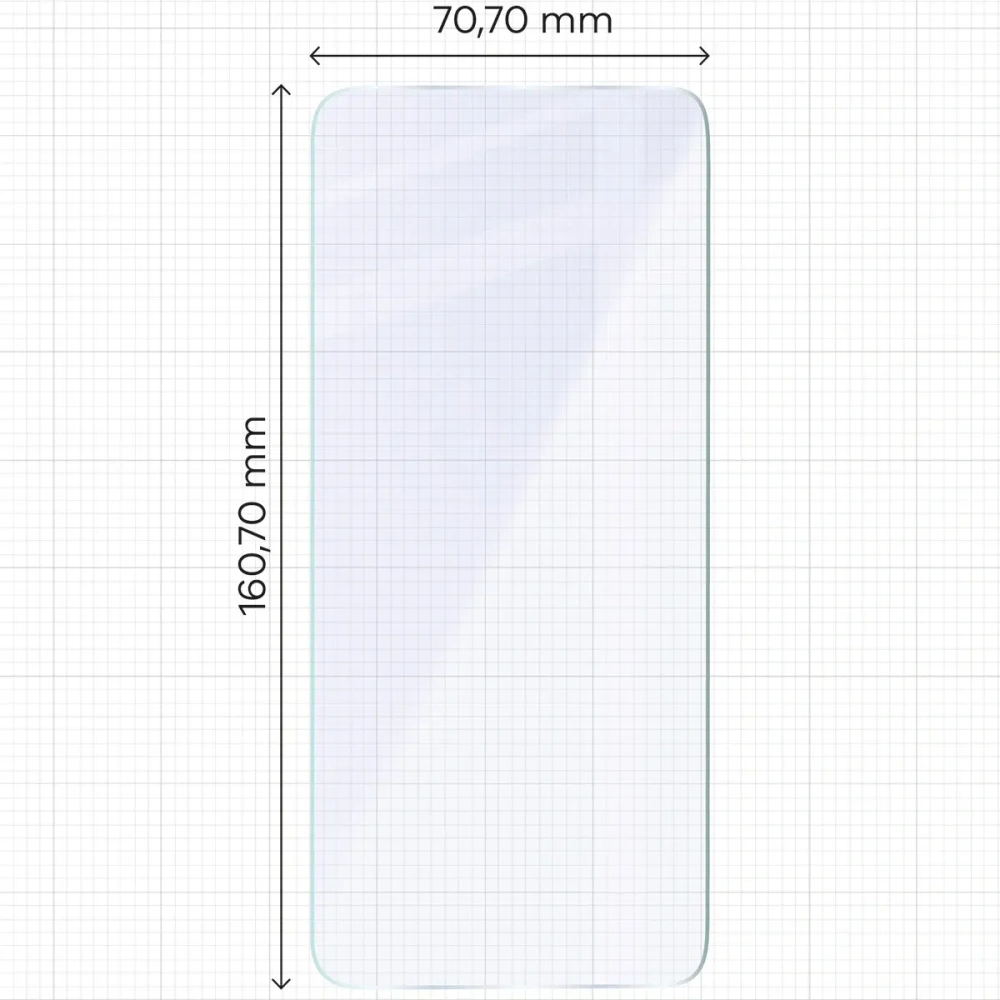 Elastyczne szkło hybrydowe Bizon Glass Mule do Motorola Moto G15 / G15 Power / E15