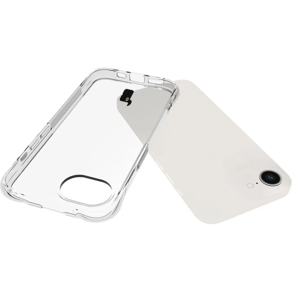 Elastyczne etui Bizon Case Salpa do Apple iPhone 16e przezroczyste