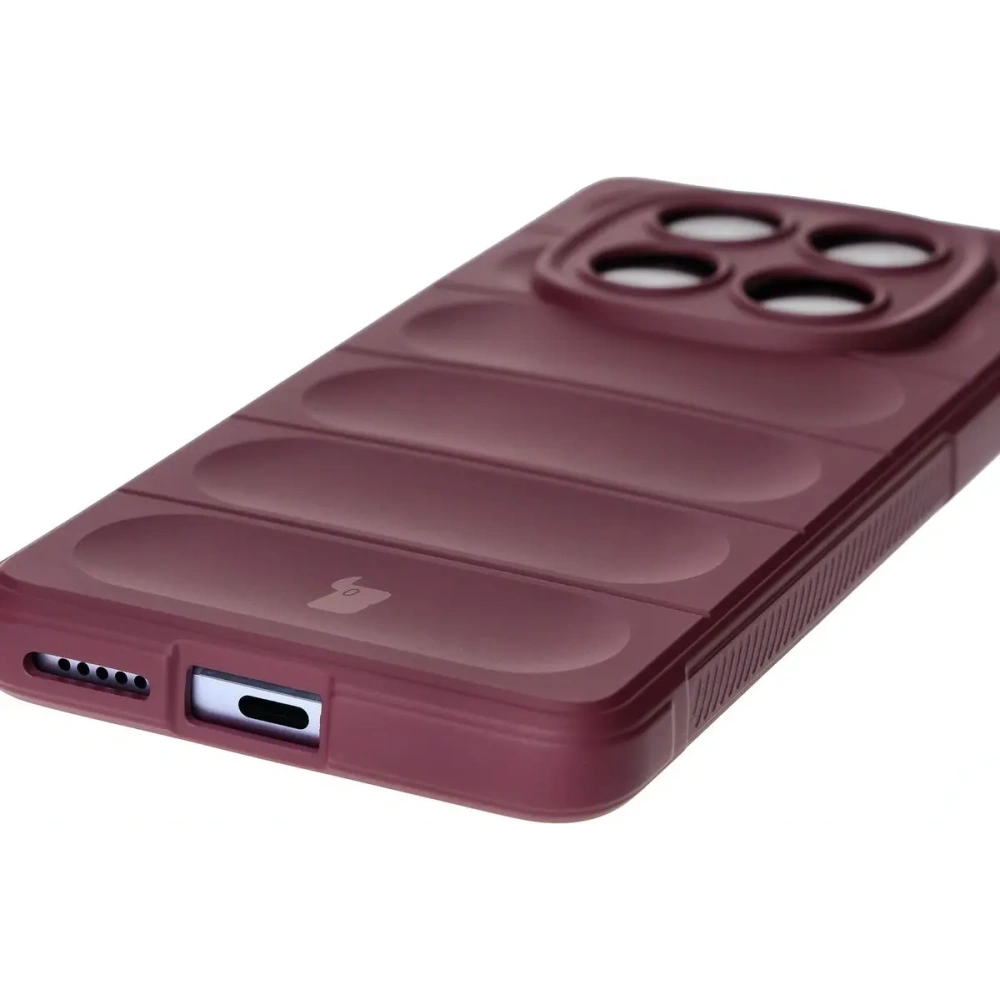 Pancerne etui Bizon Case Tur do Xiaomi Redmi Note 14 Pro 4G ciemnofioletowe