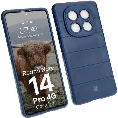 Kup Bizon Case Tur Xiaomi Redmi Note 14 Pro 4G tengerészkék - BIZ8747 - {ean13} - Sklep Home Screen