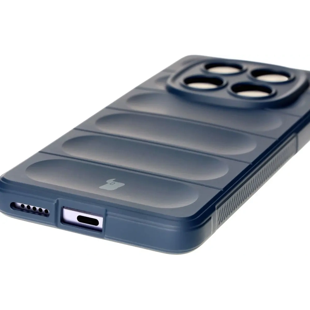 Pancerne etui Bizon Case Tur do Xiaomi Redmi Note 14 Pro 4G granatowe