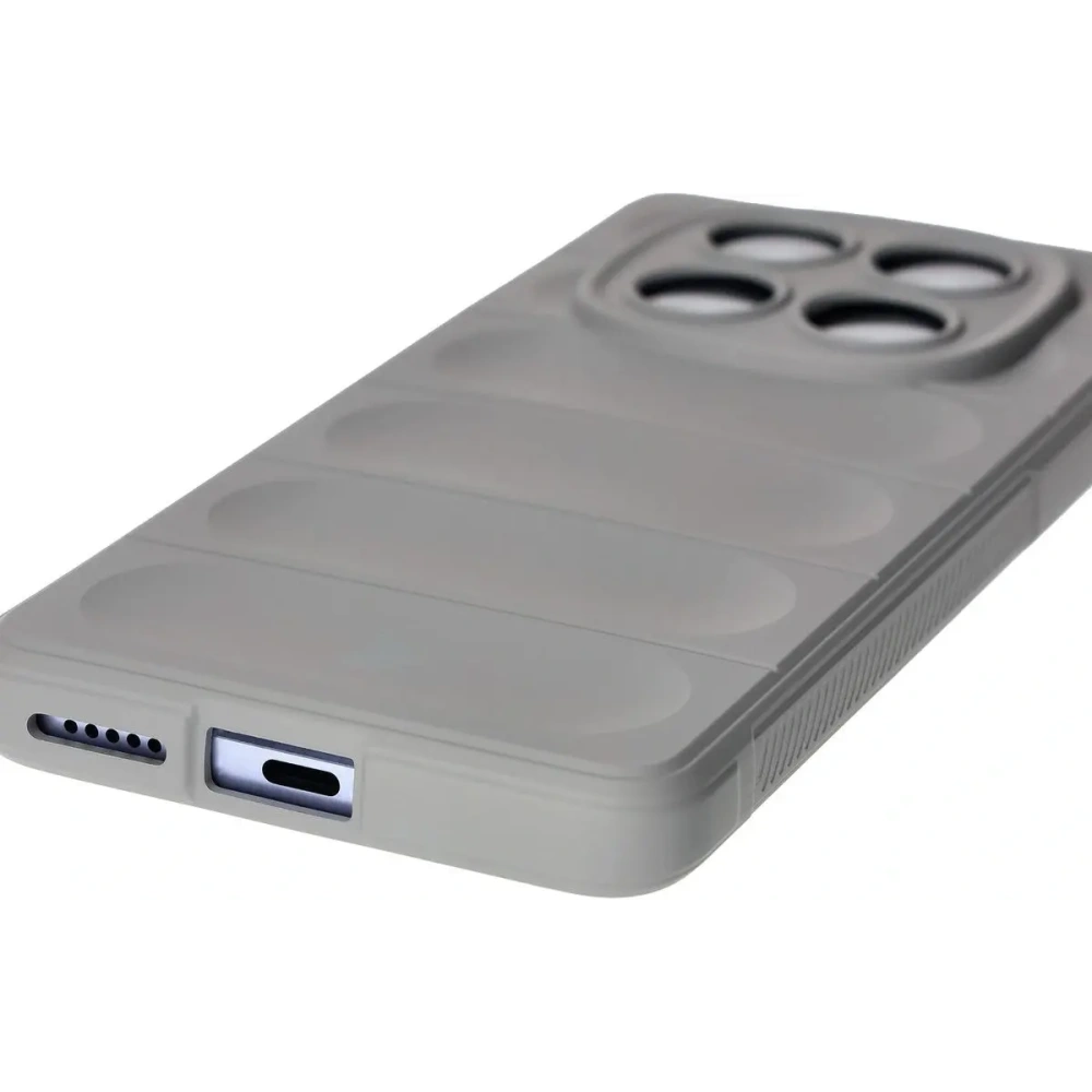 Pancerne etui Bizon Case Tur do Xiaomi Redmi Note 14 Pro 4G jasnoszare