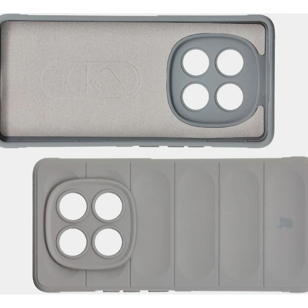 Pancerne etui Bizon Case Tur do Xiaomi Redmi Note 14 Pro 4G jasnoszare