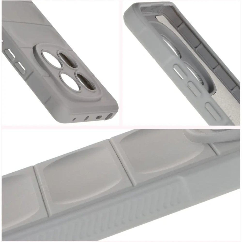 Pancerne etui Bizon Case Tur do Xiaomi Redmi Note 14 Pro 4G jasnoszare