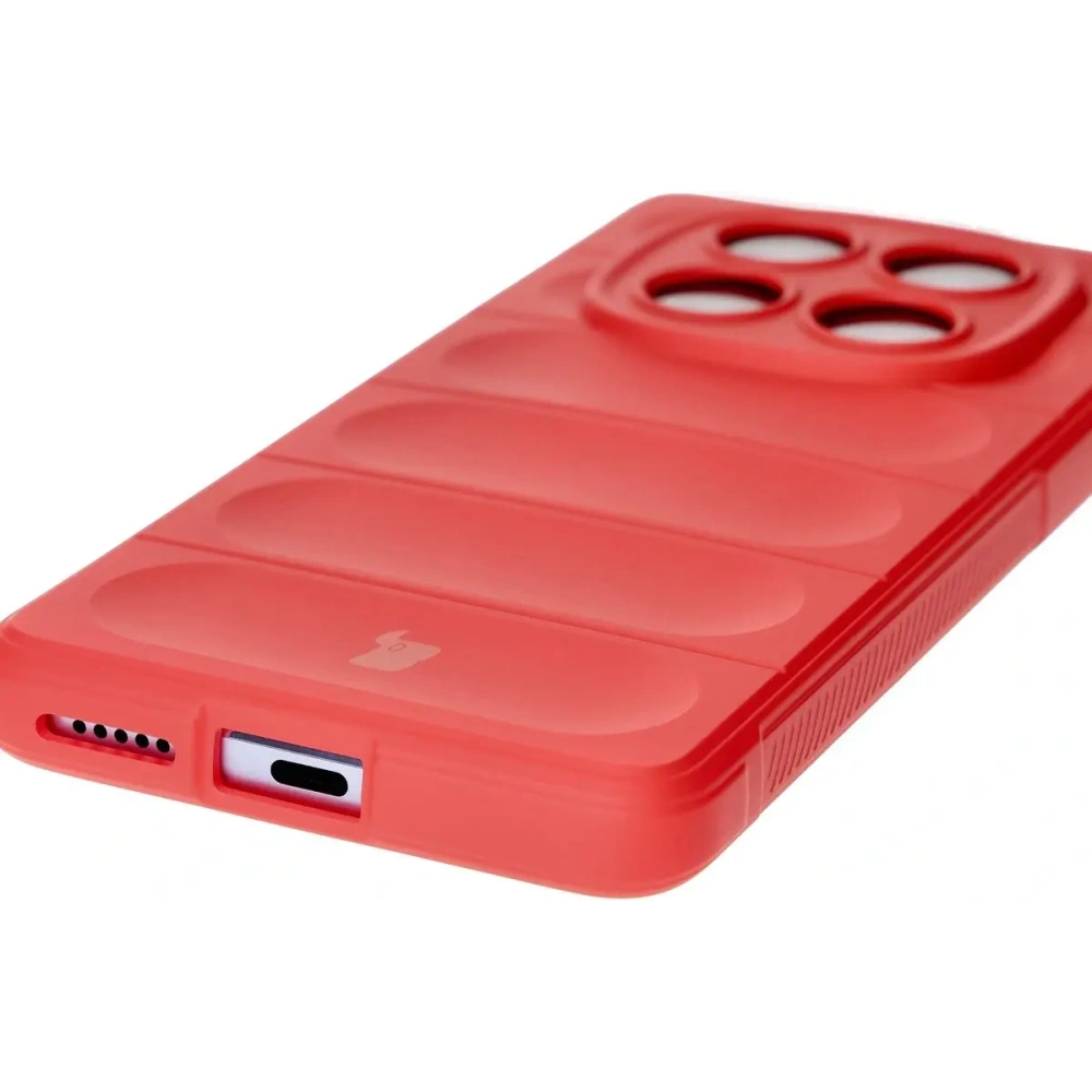 Pancerne etui Bizon Case Tur do Xiaomi Redmi Note 14 Pro 4G czerwone