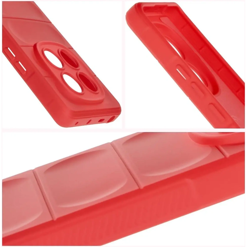 Pancerne etui Bizon Case Tur do Xiaomi Redmi Note 14 Pro 4G czerwone