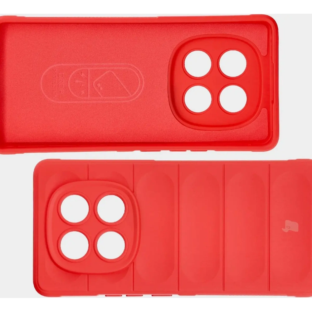 Pancerne etui Bizon Case Tur do Xiaomi Redmi Note 14 Pro 4G czerwone