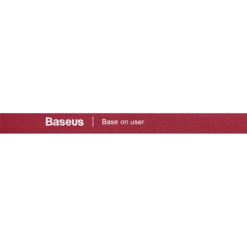 Kup Taśma rzepowa, organizer kabli Baseus Colourful Circle Velcro Straps 1m (czerwony) - BSU1458RED - {ean13} - Sklep Home Screen