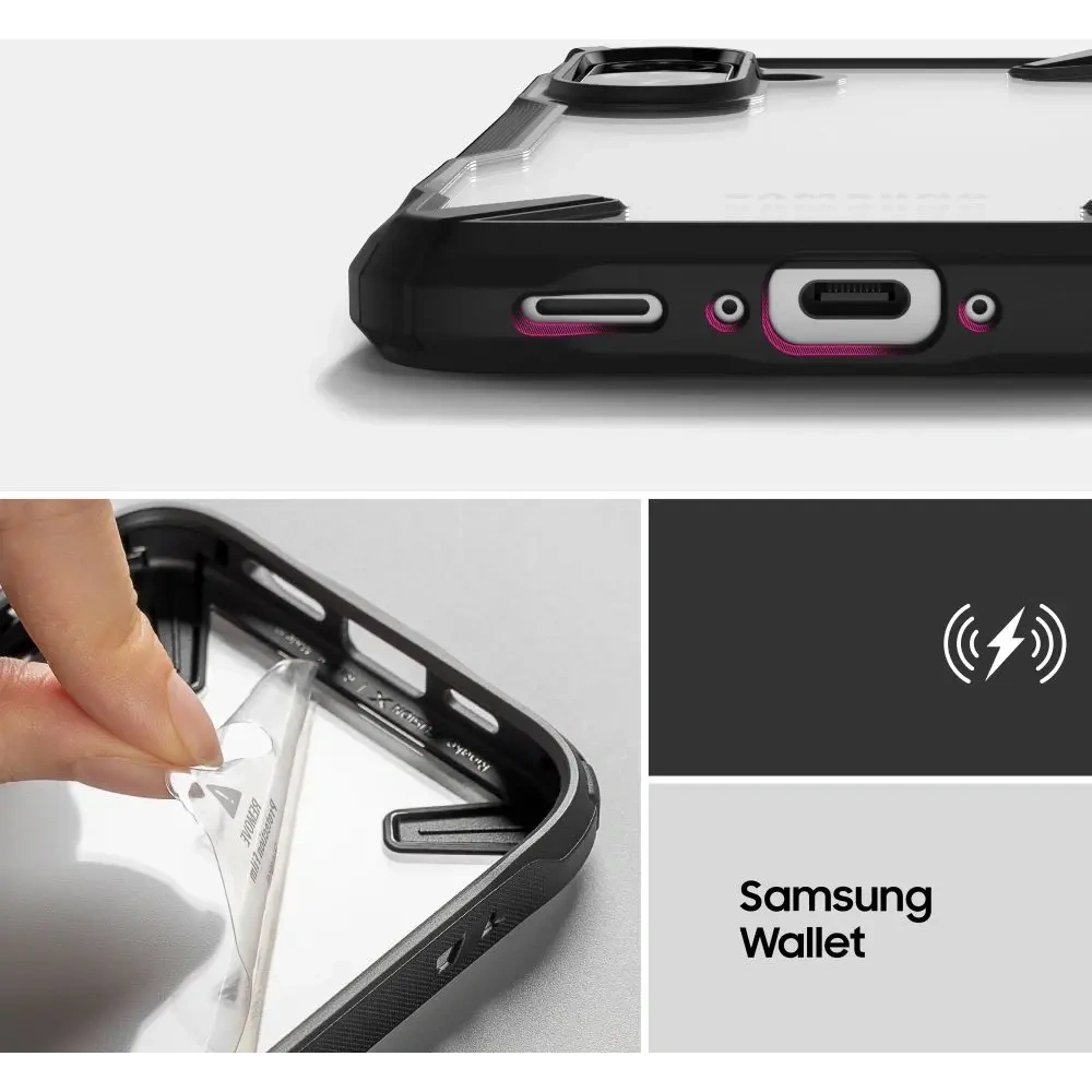 Etui Ringke Fusion-X Samsung Galaxy A36 / A56 5G Black