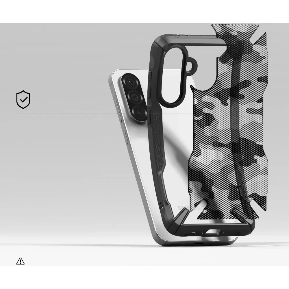 Etui Ringke Fusion-X Samsung Galaxy A36 / A56 5G Camo Black