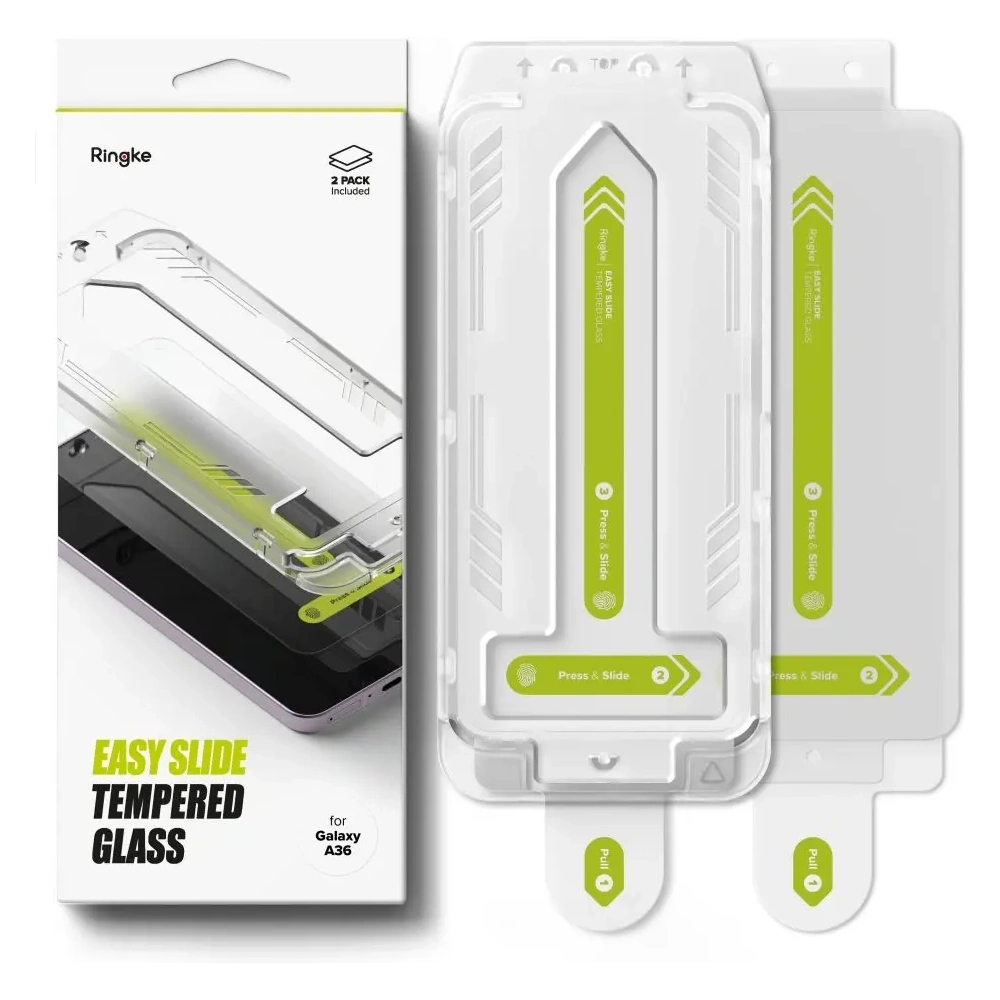 Szkło hartowane Ringke Easy Slide Samsung Galaxy A36 5G Clear [2 PACK]