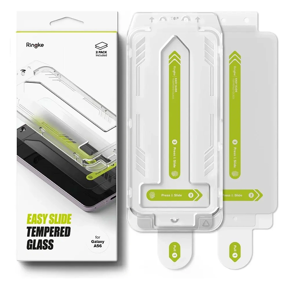 Szkło hartowane Ringke Easy Slide Samsung Galaxy A56 5G Clear [2 PACK]