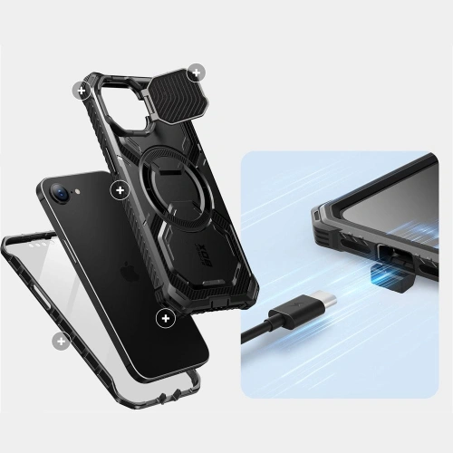 Kup Supcase IBLSN ArmorBox Mag MagSafe Apple iPhone 16e Negru - SPC497 - {ean13} - Sklep Home Screen
