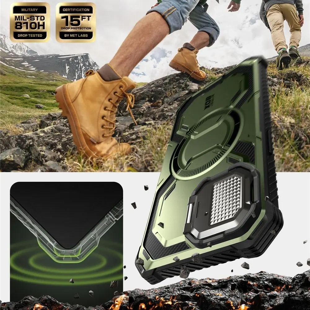 Etui Supcase IBLSN ArmorBox Mag MagSafe Apple iPhone 16e Guldan