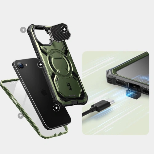 Kup Supcase IBLSN ArmorBox Mag MagSafe Apple iPhone 16e Guldan - SPC500 - {ean13} - Sklep Home Screen