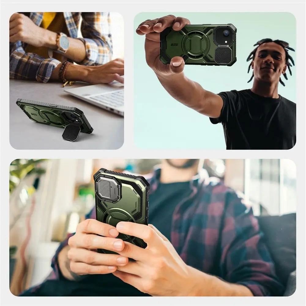 Etui Supcase IBLSN ArmorBox Mag MagSafe Apple iPhone 16e Guldan