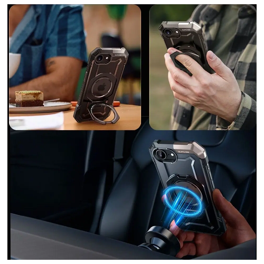 Etui Supcase Unicorn Beetle Grip Mag MagSafe Apple iPhone 16e Black