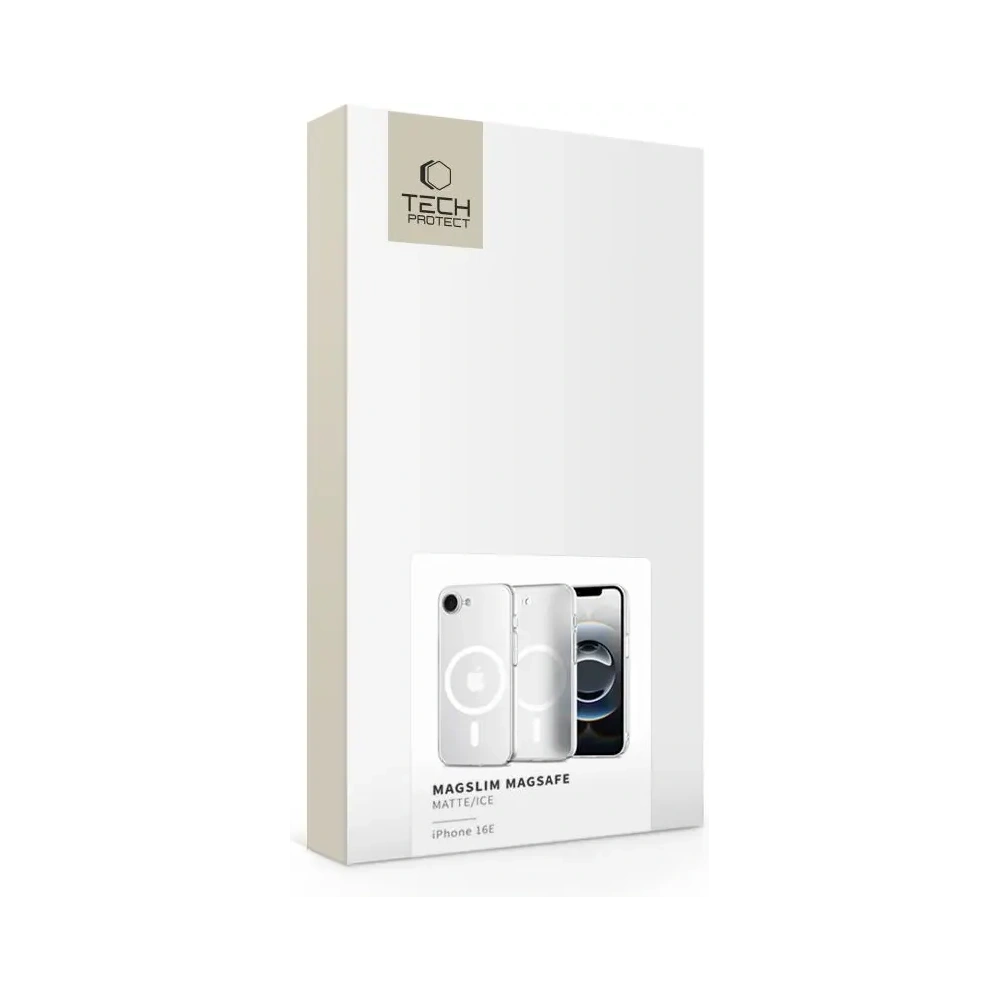 Etui Tech-Protect Magslim MagSafe Apple iPhone 16e Matte/ice