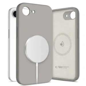 Kup Etui Tech-Protect Liquid Silicone MagSafe Apple iPhone 16e Stone Grey - THP3979 - {ean13} - Sklep Home Screen