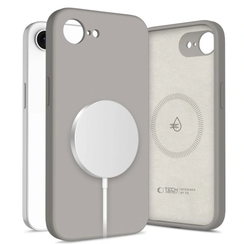 Kup Tech-Protect Silicon lichid MagSafe Apple iPhone 16e Gri piatră - THP3979 - {ean13} - Sklep Home Screen