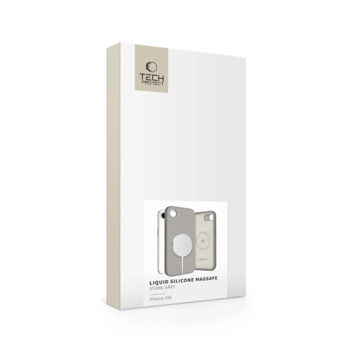 Kup Tech-Protect Silicon lichid MagSafe Apple iPhone 16e Gri piatră - THP3979 - {ean13} - Sklep Home Screen