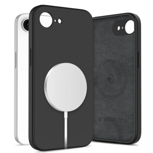 Kup Etui Tech-Protect Liquid Silicone MagSafe Apple iPhone 16e Black - THP3981 - {ean13} - Sklep Home Screen