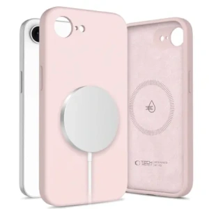 Kup Etui Tech-Protect Liquid Silicone MagSafe Apple iPhone 16e Pink Pearl - THP3982 - {ean13} - Sklep Home Screen