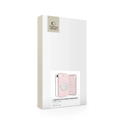 Buy Tech-Protect Liquid Silicone MagSafe Apple iPhone 16e Pink Pearl - THP3982 - {ean13} - Home Screen Store Europe