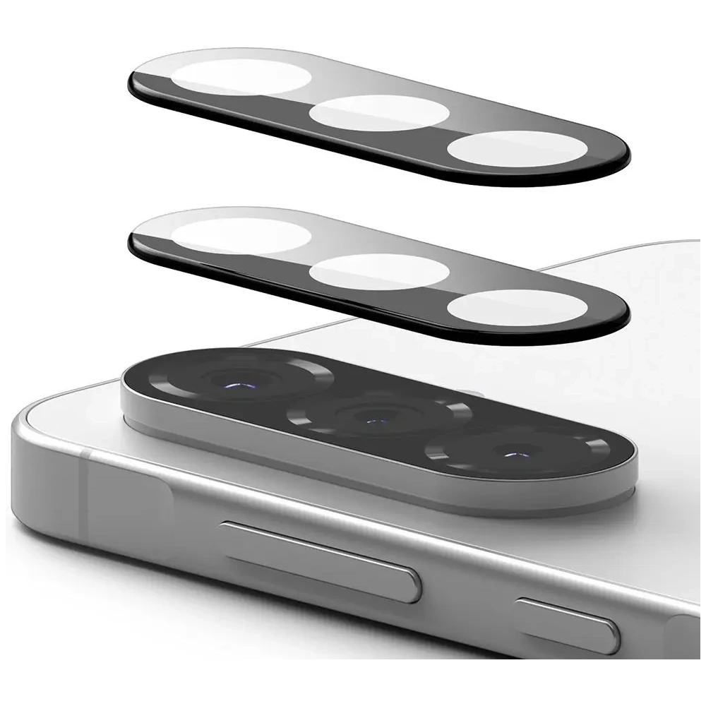 Szkło hartowane na aparat Ringke Camera Protector Full Cover Samsung Galaxy A56 5G Black [2 PACK]